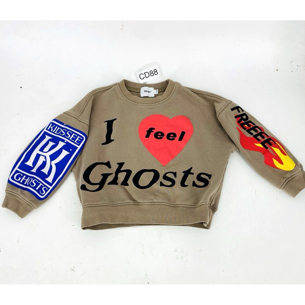 Nagri Kid's 110 cm Kid's See Ghosts Crew Neck Kanye West Kid Cudi Sweatshirt